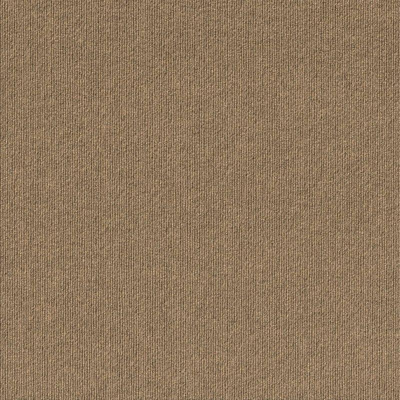24" 15pk Ribbed Carpet Tiles Chestnut - Foss Floors: Indoor/Outdoor, Peel & Stick, Woven Polyester