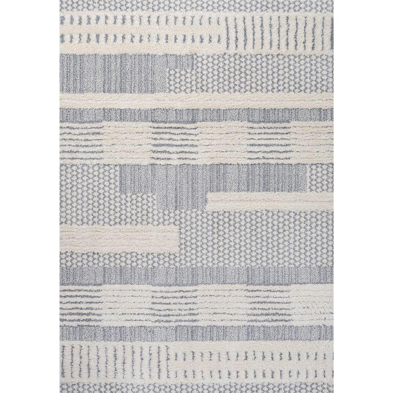 Kerstin Geometric High-Low Area Rug - JONATHAN Y