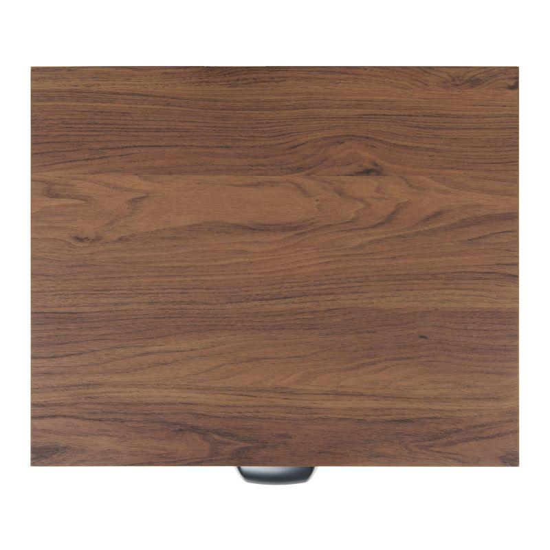 Irelia 2 Drawer Nightstand - Walnut/Natural - Safavieh