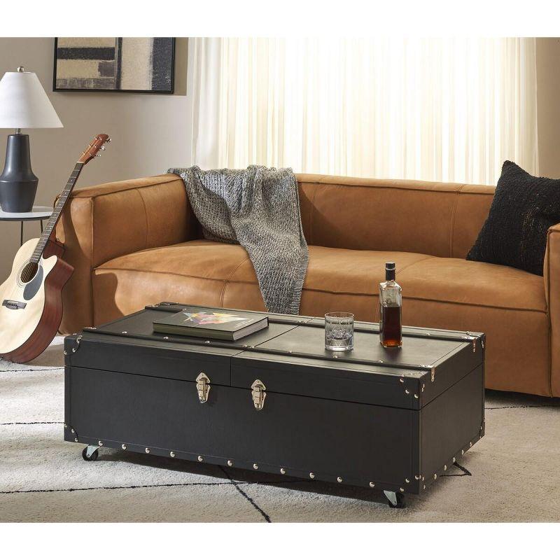 Zoe Trunk/Coffee Table - Cream - Safavieh