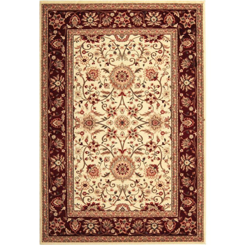 Lyndhurst LNH212 Power Loomed Area Rug - Ivory/Red - 4'x6' - Safavieh.