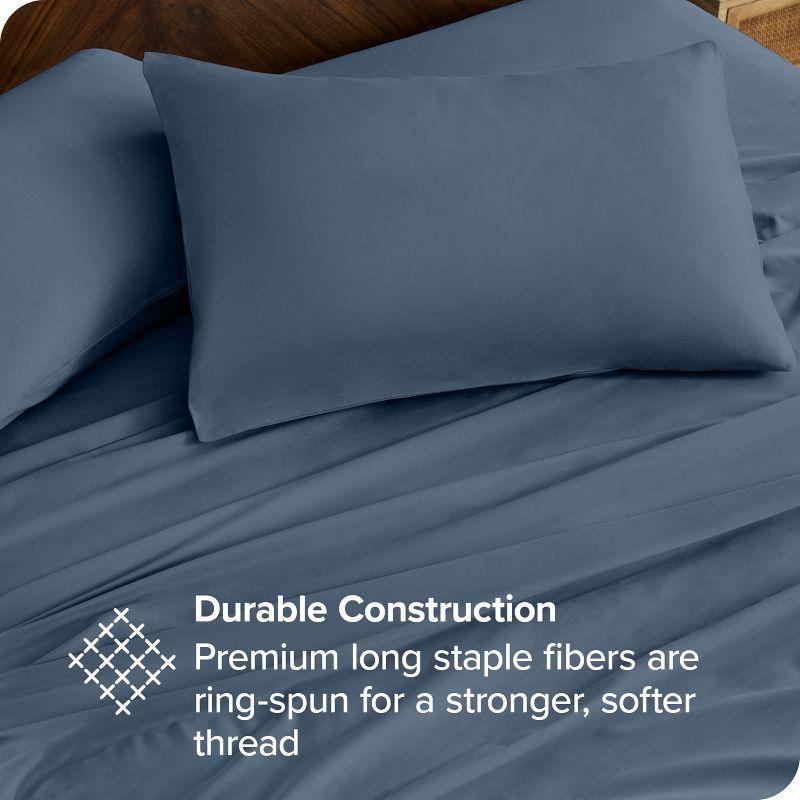 Bare Home 100% Cotton Percale Sheet Set