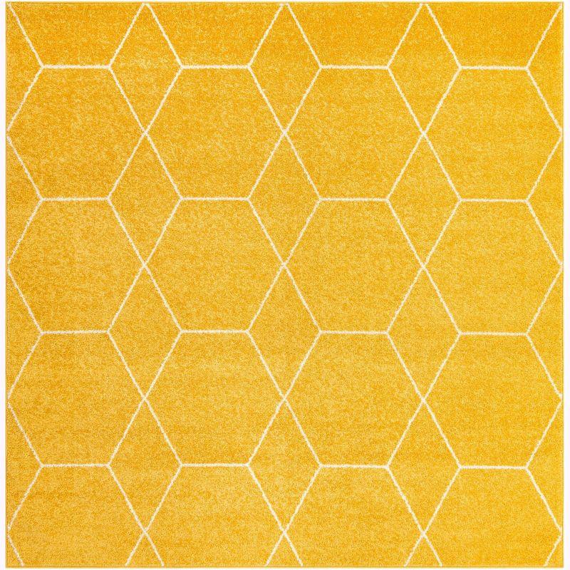 Unique Loom Trellis Frieze Geometric Trellis Indoor Woven Area Rug