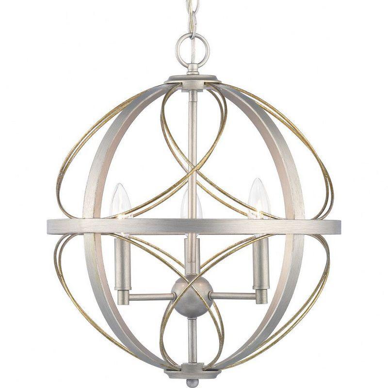 Stacy 3 - Light Dimmable Globe Chandelier