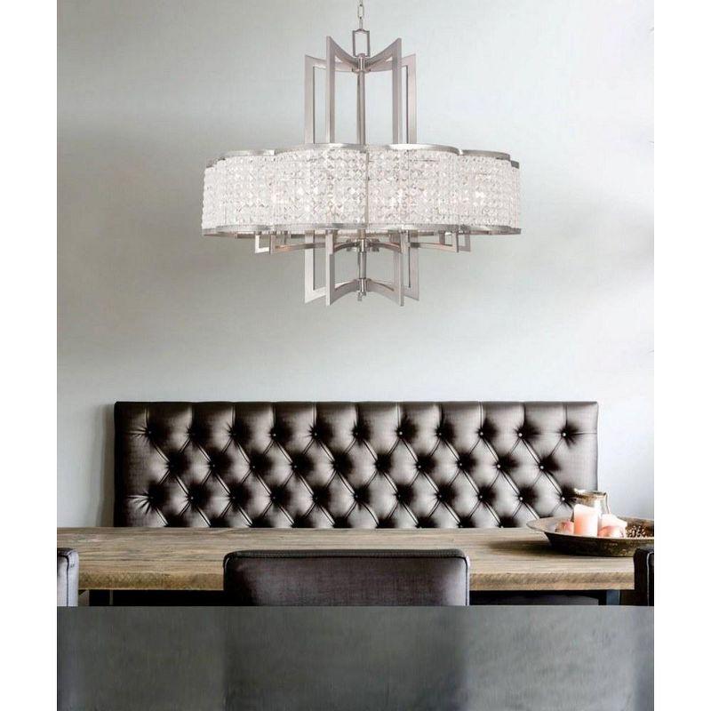 Livex Lighting Grammercy 8 - Light Chandelier in  Brushed Nickel
