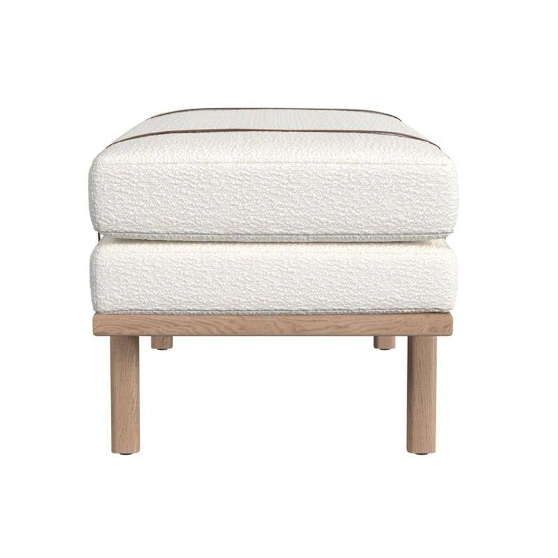 Homepop Upholstered Boucle Bench