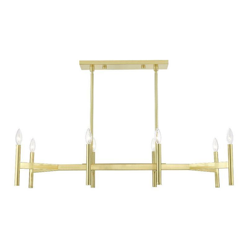 Livex Lighting Copenhagen 8 - Light Chandelier in  Brushed Nickel