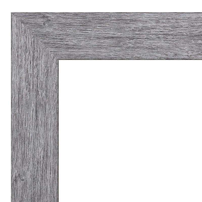 Amanti Art Natural Cork Board Framed Bark Rustic Grey Bulletin Board 29 in. x 21 in.
