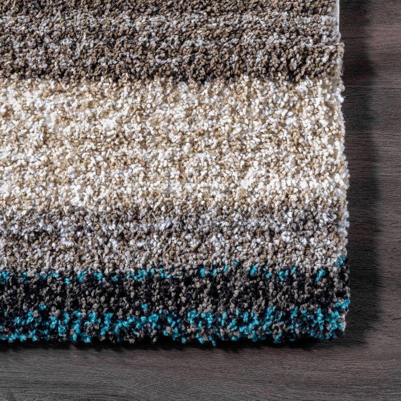 Drey Ombre Shag Area Rug - nuLOOM