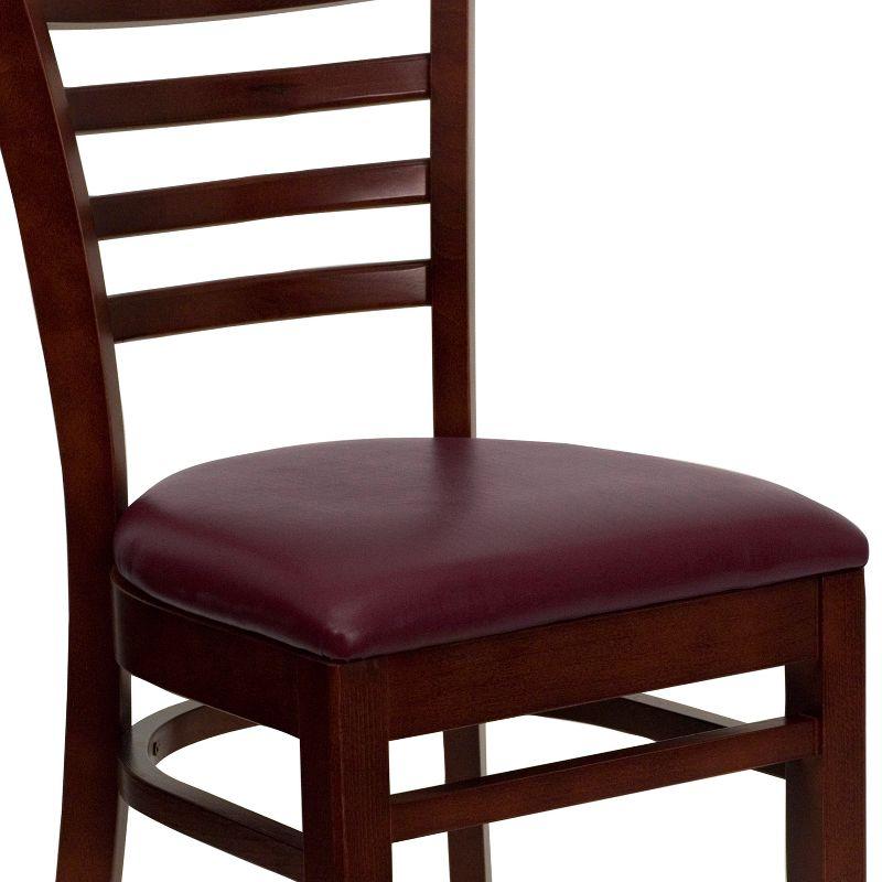 Red Barrel Studio® Ladder Back Wooden Restaurant Chair