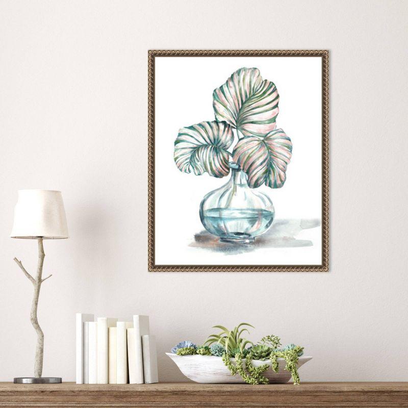 Amanti Art Island Tropics Frond in Bottle IV by Tre Sorelle Studios Framed Wall Art Print