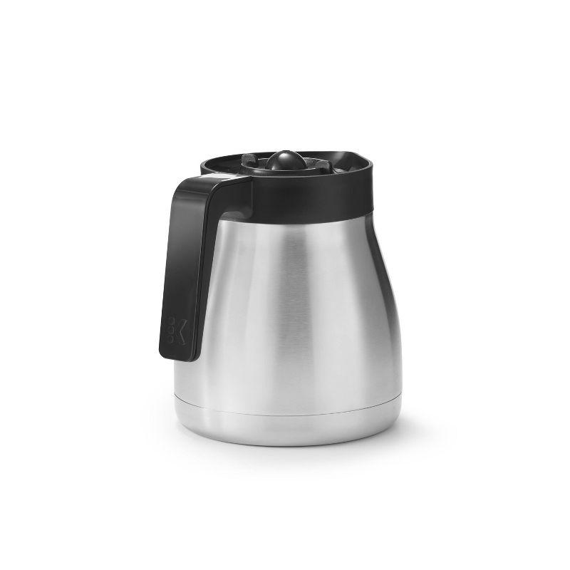 Keurig K-Duo Stainless Carafe: Silver Thermal Coffee Maker Accessory, Replacement Pot, Stainless Steel, 1-Year Warranty
