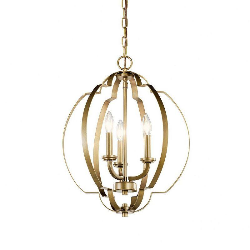 Kichler Lighting Voleta 3 - Light Pendant in  Natural Brass