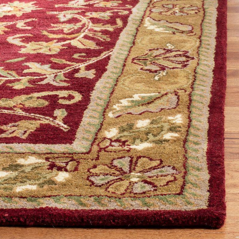Heritage HG170 Handmade Area Rug - 7'6"x9'6" - Red/Gold - Safavieh