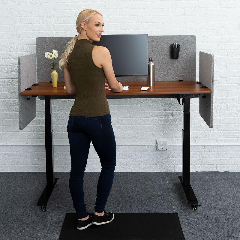 Stand Up Desk Store Fabric 1 Panel Desk Partition
