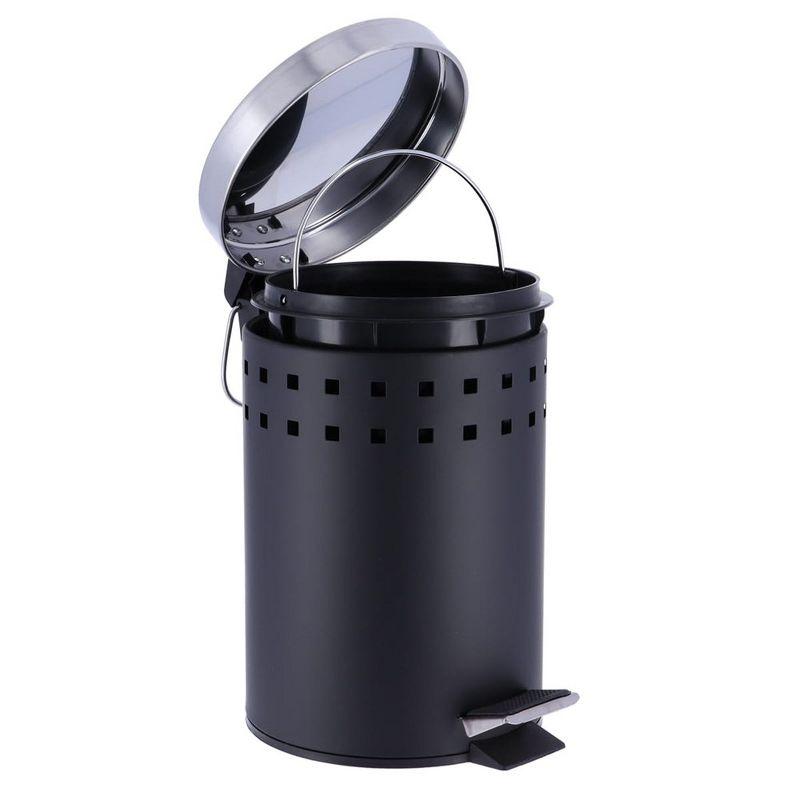 6502 Metal Step On Waste Basket - 0.8 Gallons