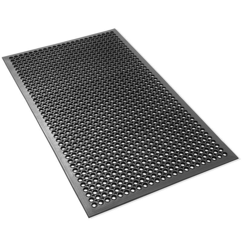 Anti-Fatigue Restaurant Floor Mat, Non-Slip Rubber Drainage Mat