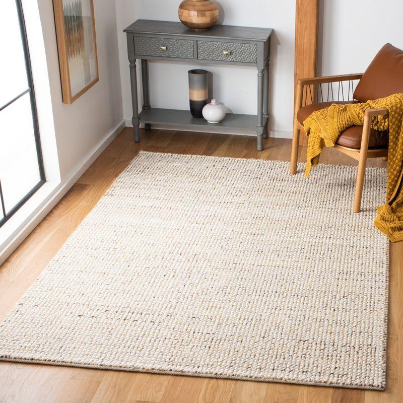 Latitude Run® Vermont Hand Woven Wool Solid Color Rug