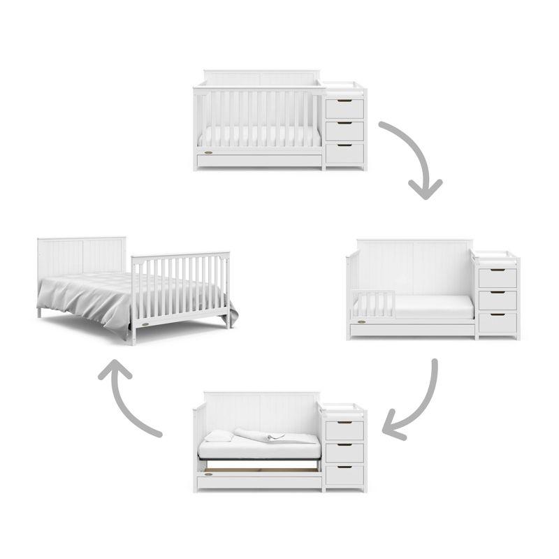 Graco Hadley 5-in-1 Convertible Crib and Changer with Drawer