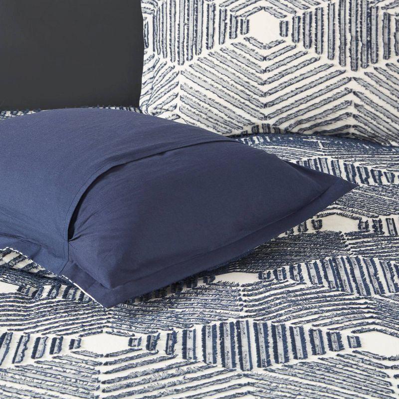 INK+IVY Ellipse Cotton Jacquard Duvet Cover Set