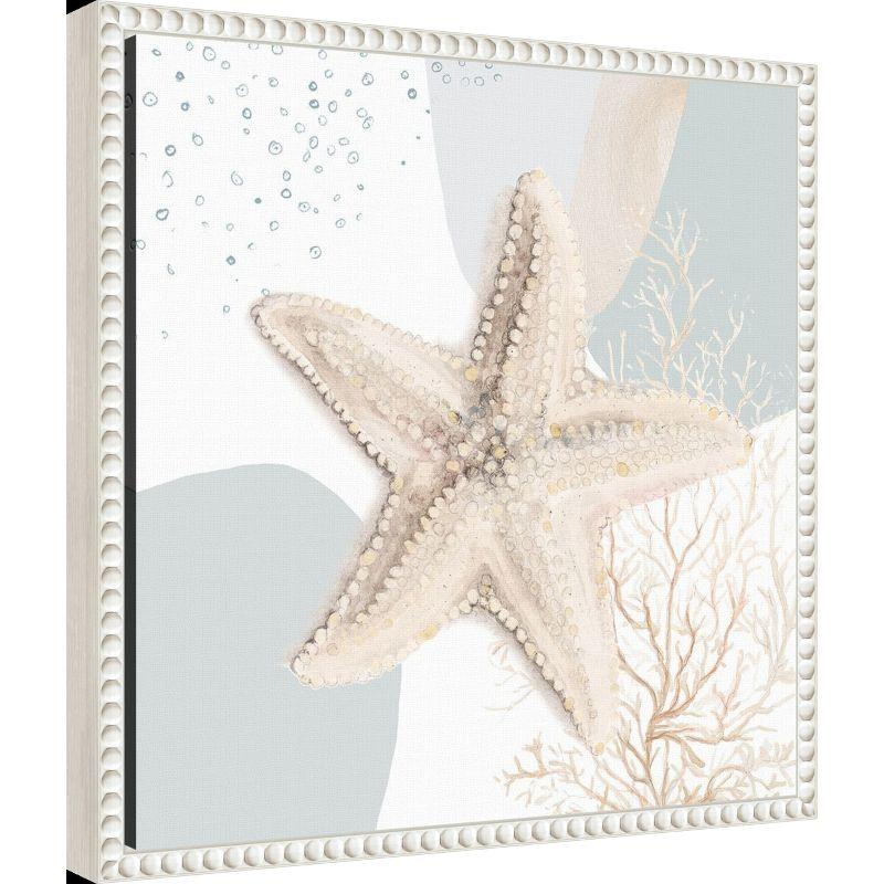 Amanti Art Ocean Oasis Bubbles Starfish by Patricia Pinto Framed Canvas Wall Art