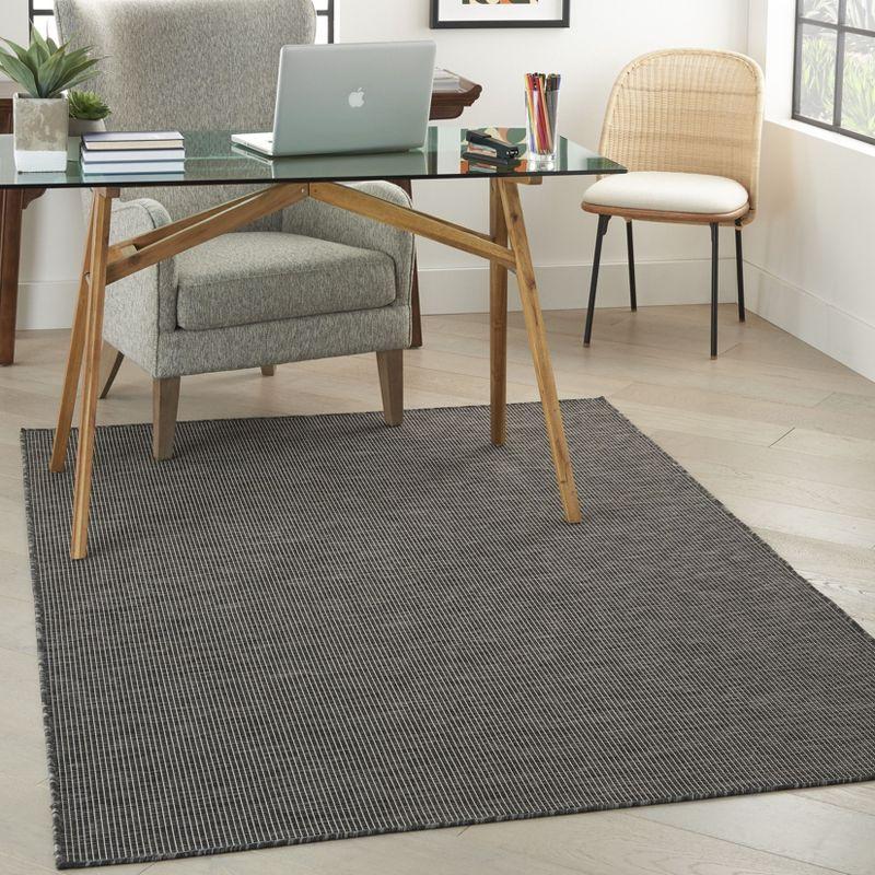 Nourison Positano Solid Indoor Outdoor Rug