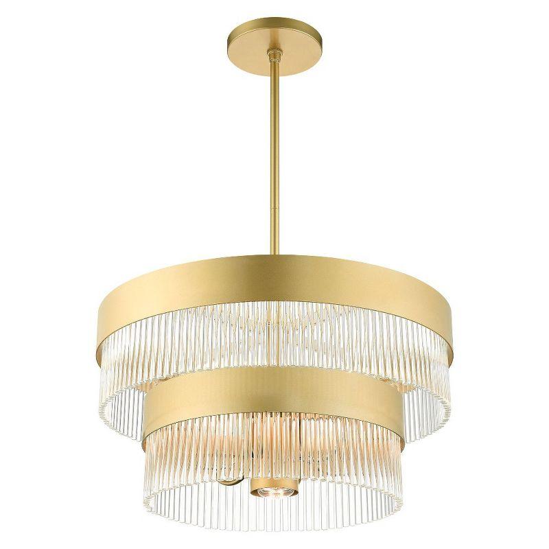 Livex Lighting Norwich 6 - Light Chandelier in  Soft Gold