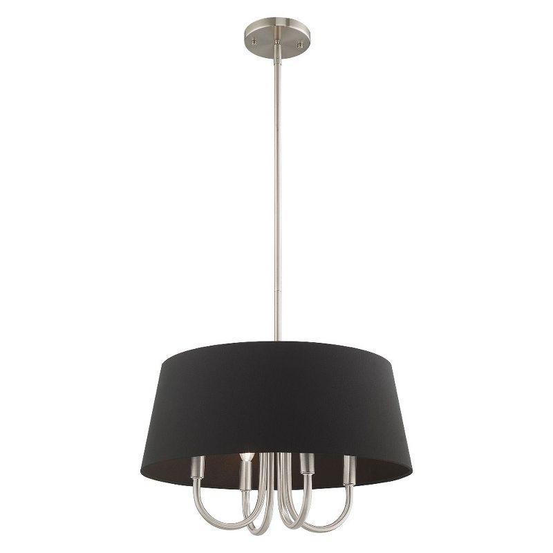 Livex Lighting Belclaire 4 - Light Chandelier in  Brushed Nickel