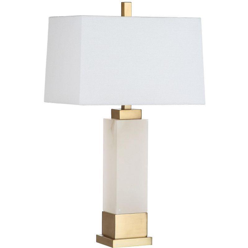 Rozella Alabaster 29.5-Inch H Table Lamp - White/Gold - Safavieh.