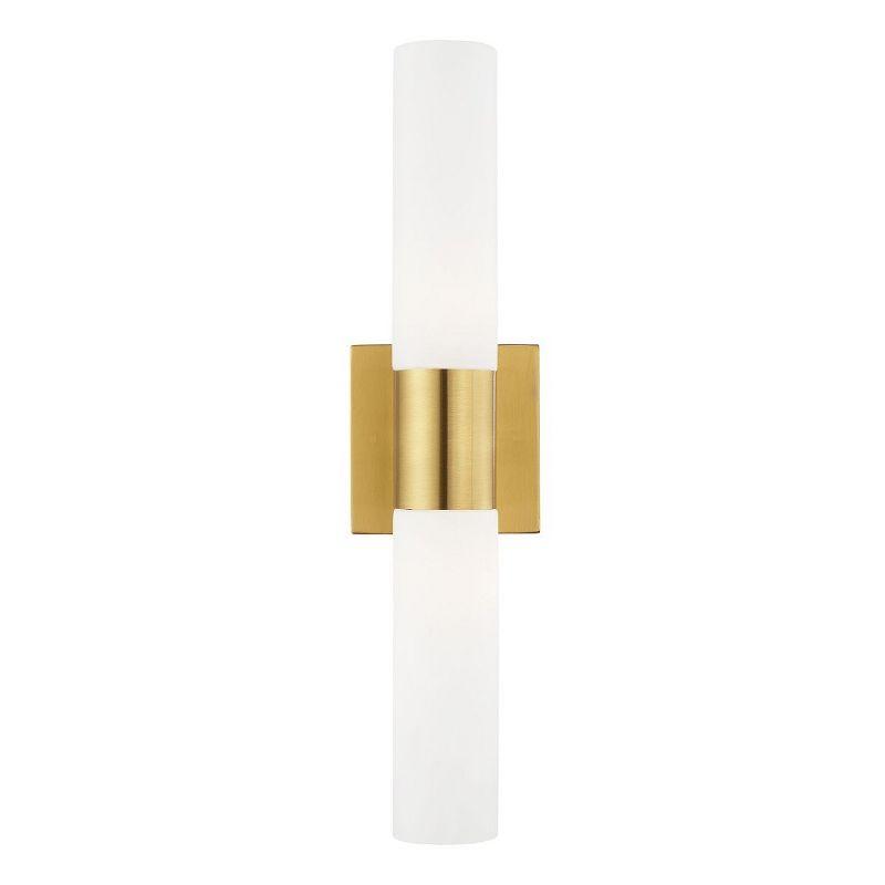 Livex Lighting Aero 2 - Light Vanity in  Satin Brass