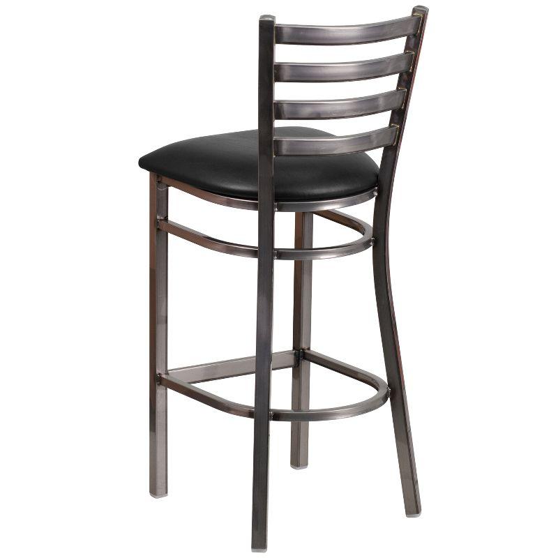 Flash Furniture Brixton Hercules Series Ladder Back Metal Restaurant Barstools by Flash Furniture