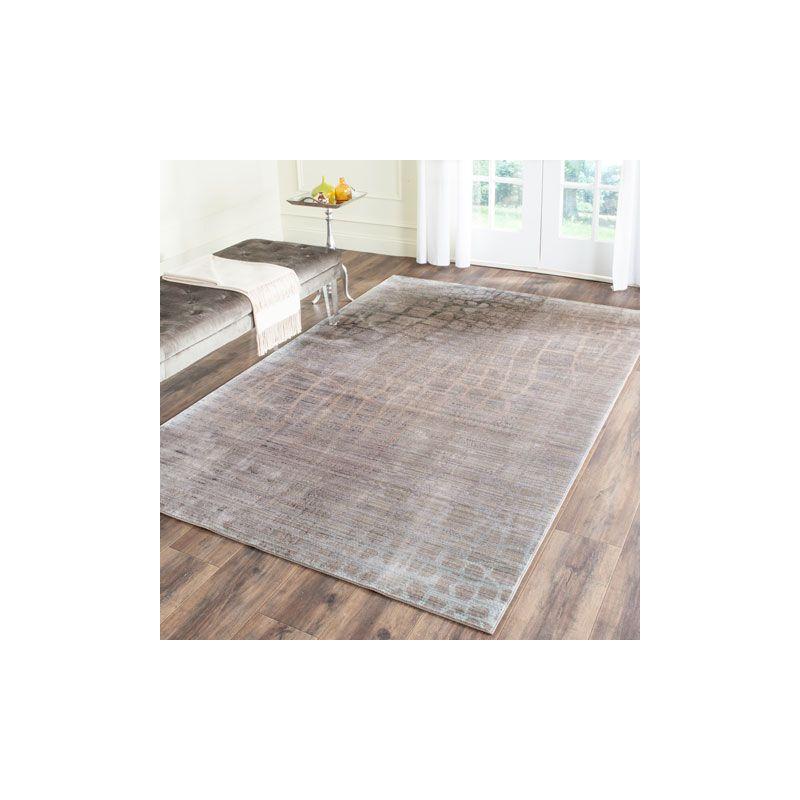 Valencia VAL204 Power Loomed Indoor Accent Rug - Grey/Multi - 3'x5' - Safavieh