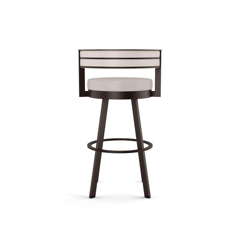 26" Browser Swivel Counter Height Barstool with Upholstered Seat - Amisco