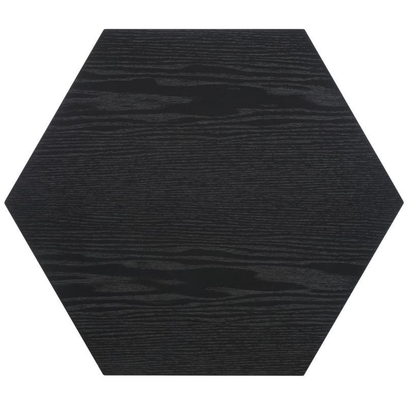 Danez Hexagon Cane Accent Table - Safavieh