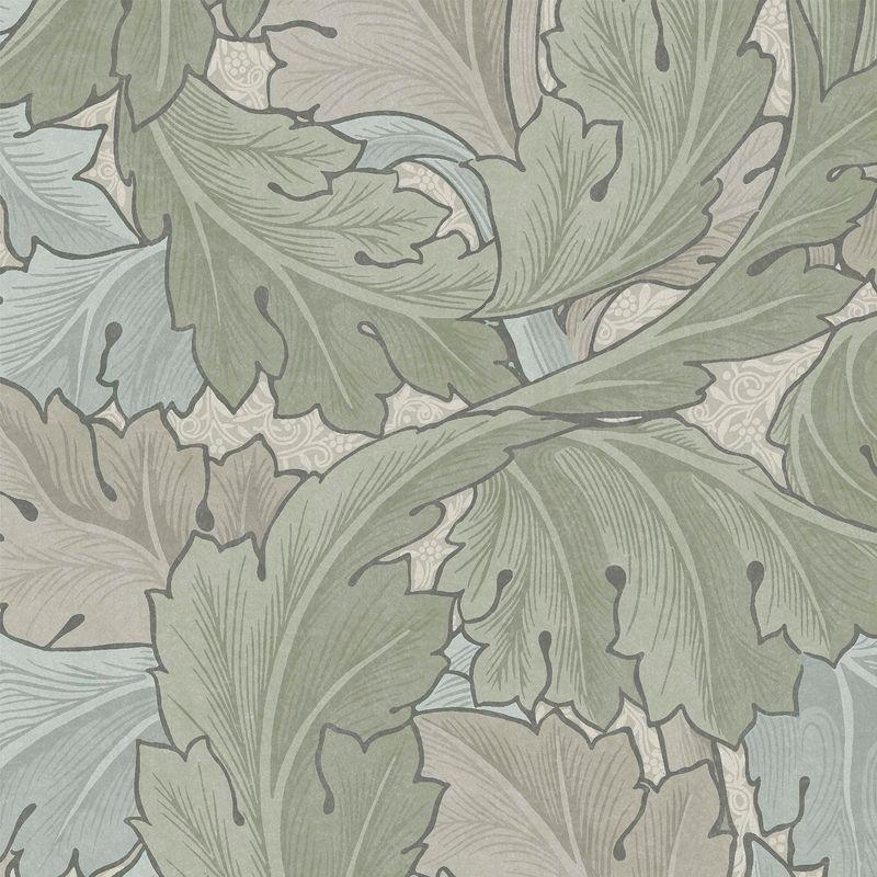 William Morris at Home Acanthus Sage & Duck Egg Wallpaper