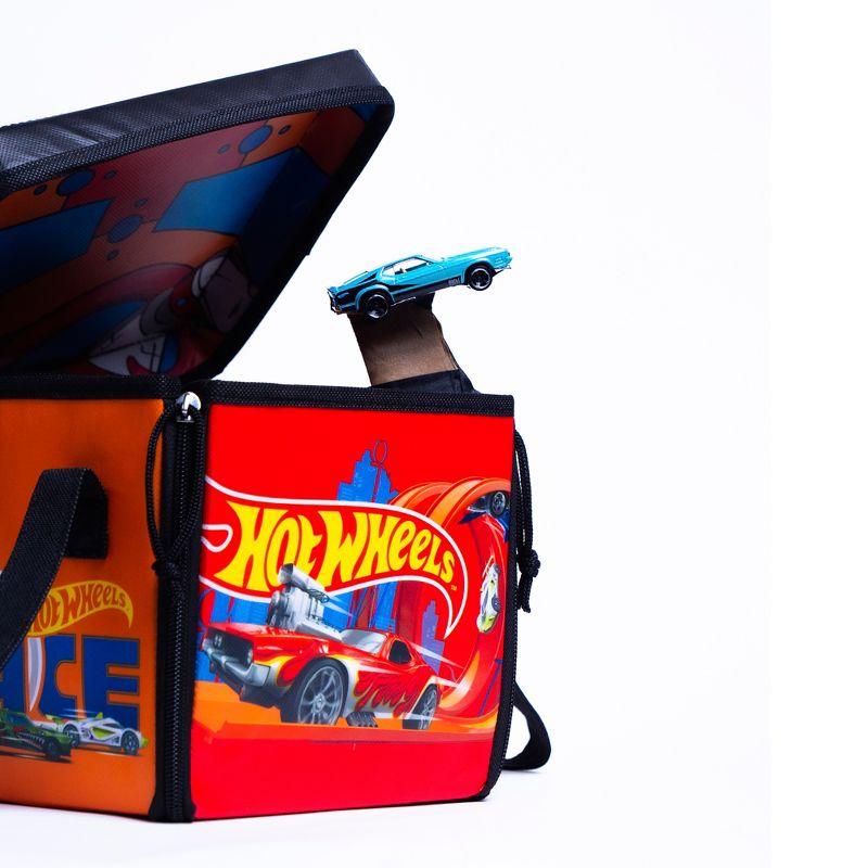 Hot Wheels ZipBin Ramp It Up! Storage Case & Racetrack Playmat/Car Ramp