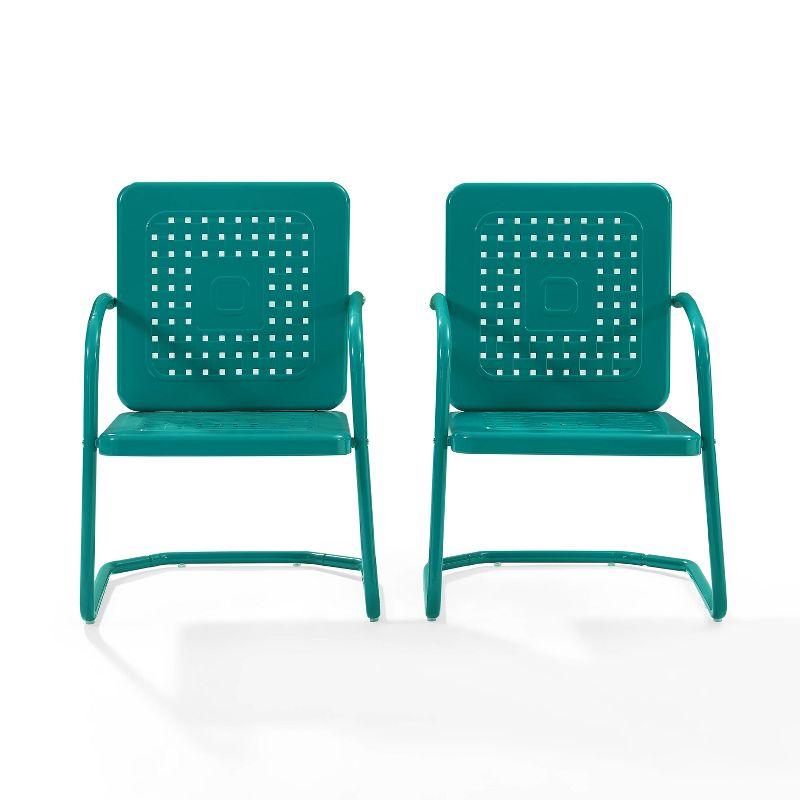 Kutcher Powder Coated Steel Outdoor Lounge Chair