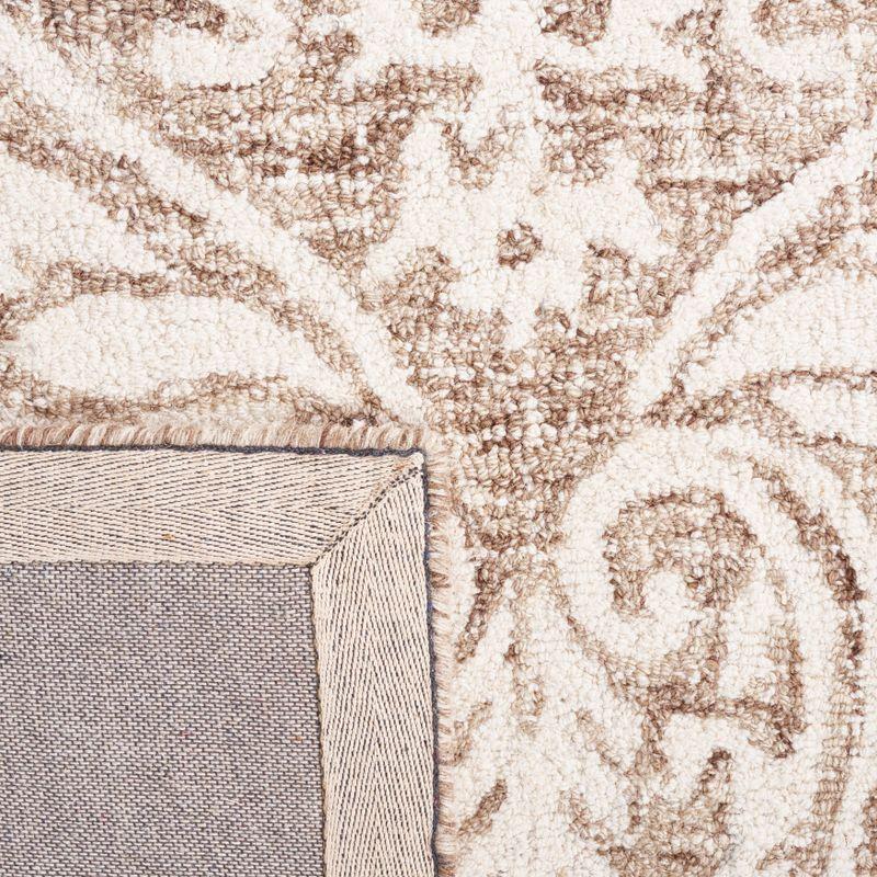 Abstract ABT204 Handmade Indoor Accent Rug - Ivory/Beige - 3'x5' - Safavieh