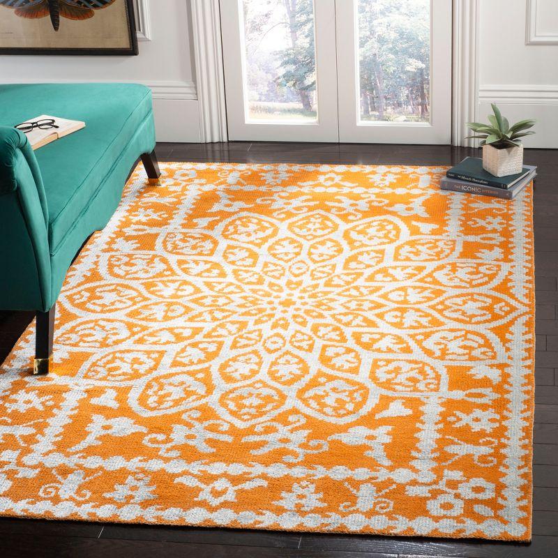 Stone Wash STW207 Hand Knotted Area Rug - Copper - 6'x9' - Safavieh.