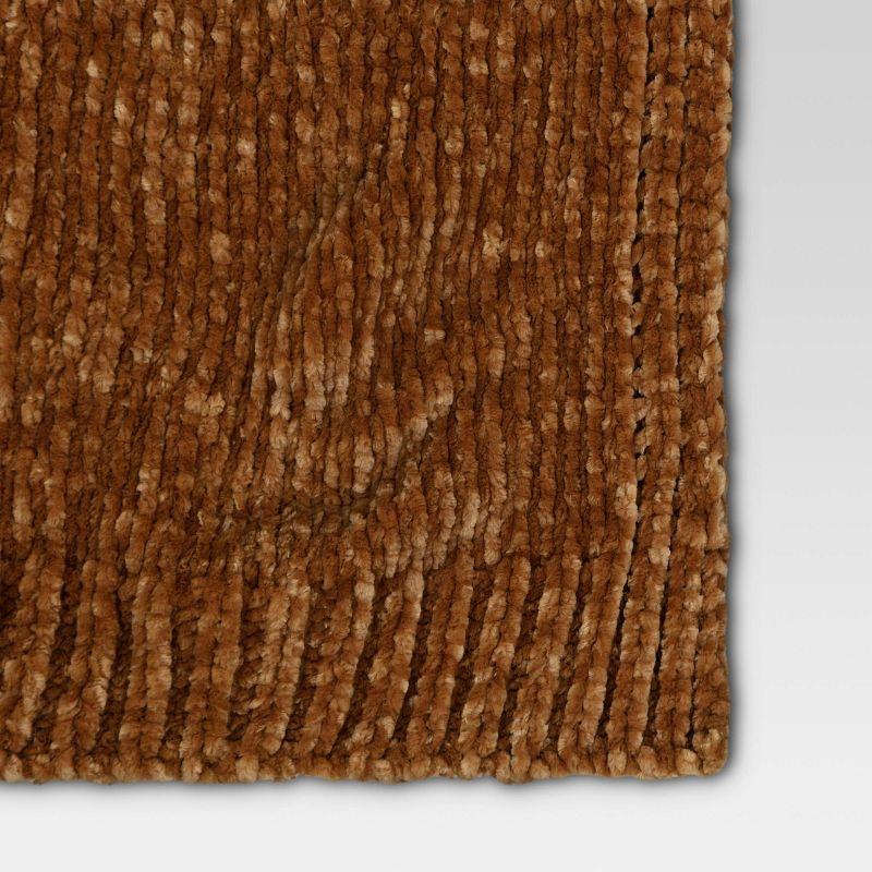 Shine Chenille Throw Blanket Brown - Project 62™: Midweight Reversible Couch Blanket, 50x60in, Machine Washable