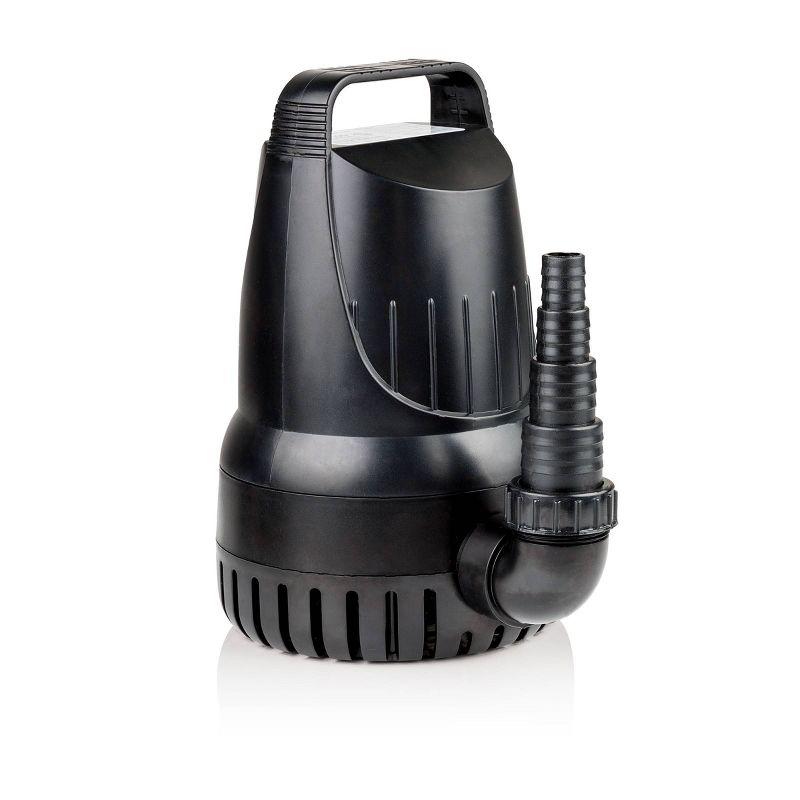 4100GPH Black Heavy-Duty Submersible Water Pump with 33' Cord