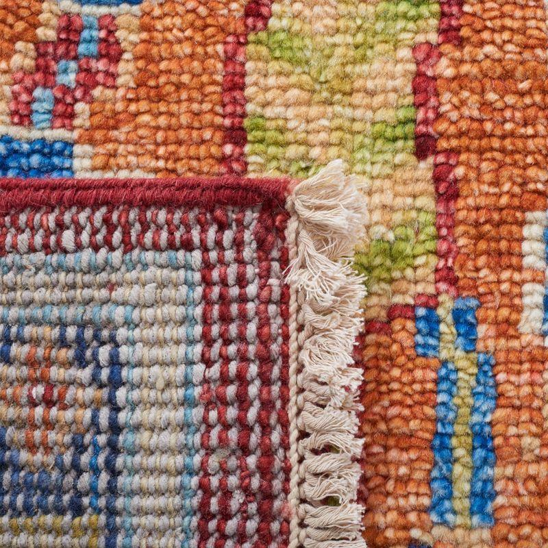 Safavieh Hand Knotted 70% Wool And 30% Cotton Southwestern Rug