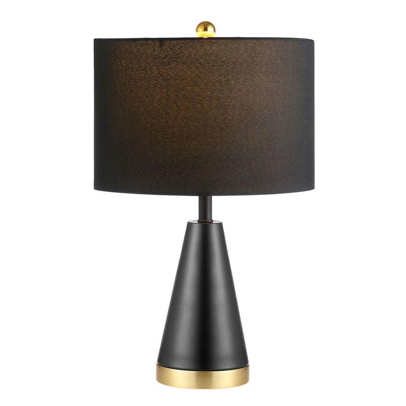 Penla Table Lamp (Set of 2) - Black/Brass Gold - Safavieh.