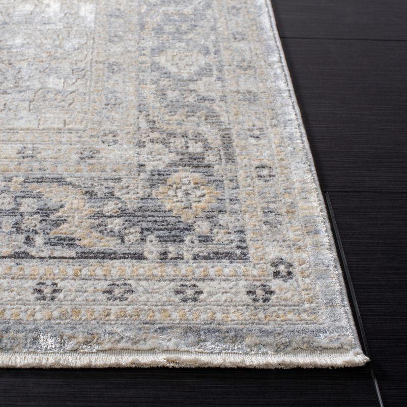 Dream DRM411 Power Loomed Indoor Accent Rug - Grey/Ivory - 2'6"x4' - Safavieh