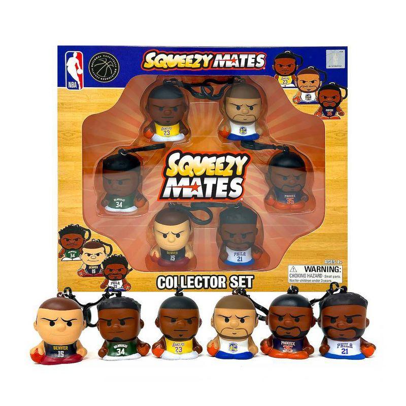 Squeezymates NBA Collectible Figures Collector Set