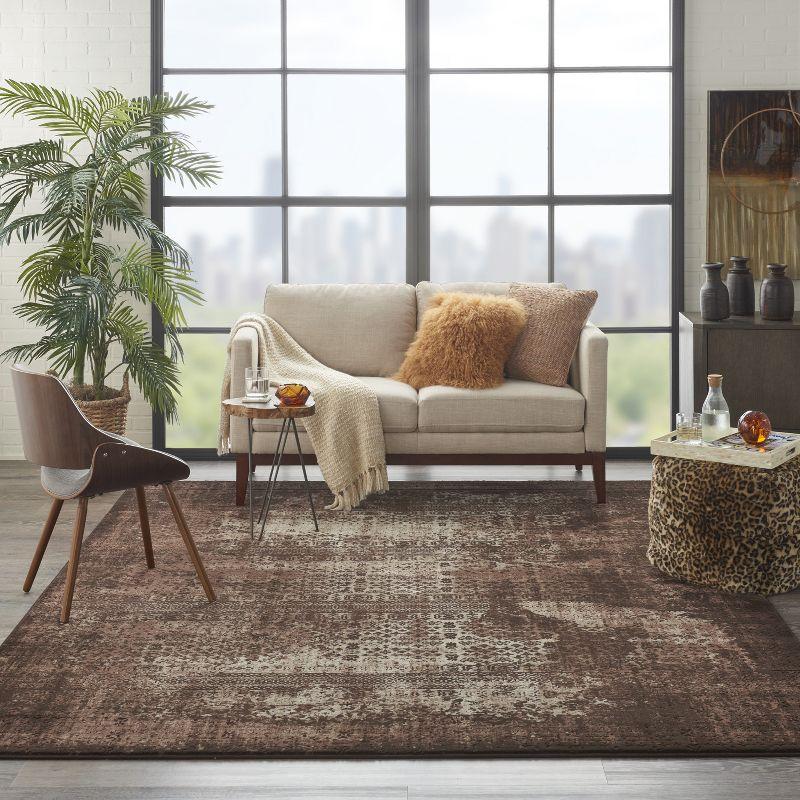 Nourison Karma KRM01 Latte Area Rug 5'3" x 7'4"