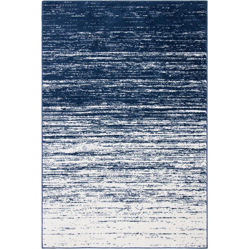 Adirondack ADR113 Machine Made Indoor Accent Rug - Navy/Ivory - 3'x5' - Safavieh