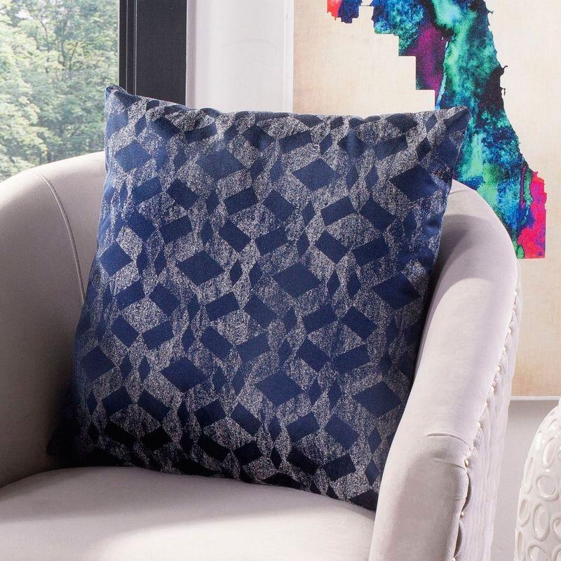 Rayen Geometric Reversible Throw Pillow