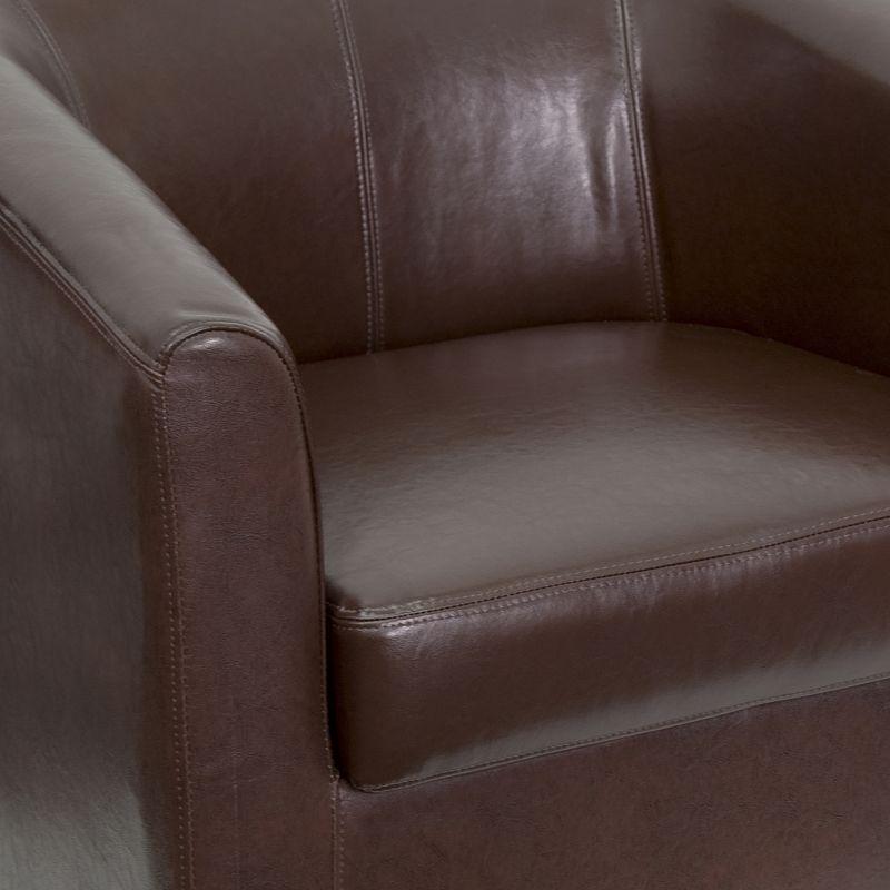 Flash Furniture Katie LeatherSoft Lounge Chair with Sloping Arms