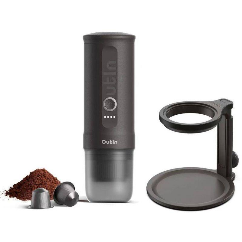 OutIn Nano Portable Electric Espresso Machine Space Gray